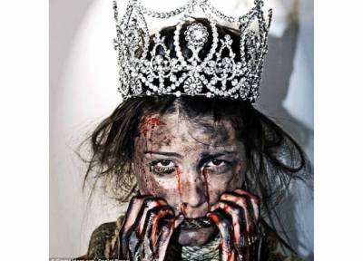 صور مفزعة لملكة جمال العالم