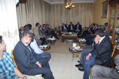 مأدبه سياسيه للناشط الحقوقي المحامي محمد ذيب بركه على شرف قشوع ,,,