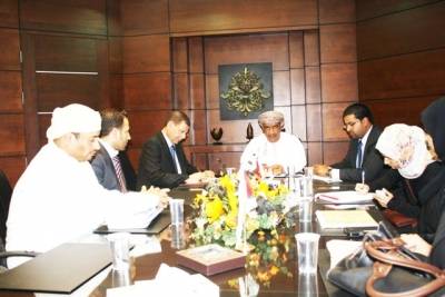 لقاء بين جامعة الشرق الاوسط والملحقية الثقافية العُمانية