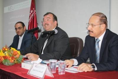 طلبة جامعة الشرق الأوسط يؤدون قسم نبذ العنف