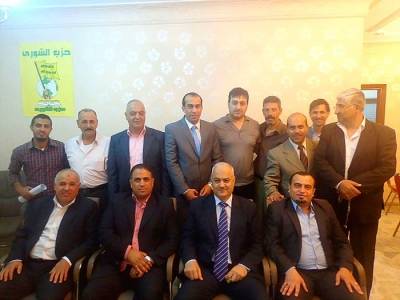 حزب الشورى يبدأ يومه الاول باستقبال المهنئين