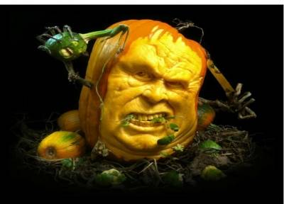 بالصور.. «لن تصدق» إبداع النحت عندما يتحول قرع العسل للوحات فنية