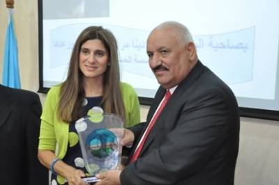 سمو الأميرة  دينا مرعد  تزور جامعة الزرقاء