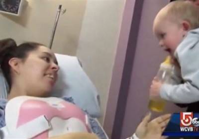 قبّلته وقالت له انها تحبه وقفزت معه من النافذة