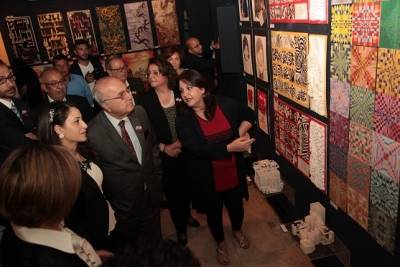 رئيس جامعة البترا يفتتح فعاليات معرض كلية العمارة والتصميم السنوي