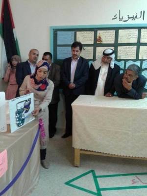 افتتاح معرض علمي في مدرسة بلاص الثانوية للبنات بعجلون (مصور )