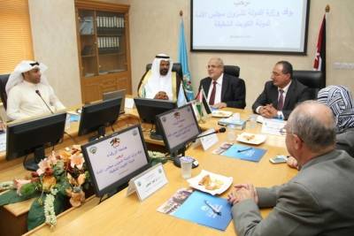 وفد من وزارة الدولة لشؤون مجلس الأمه الكويتي يزور جامعة الزرقاء