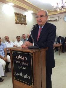 في حفل اشهار مجلس اهالي طوباس .. المصري : أحنّ الى فلسطين