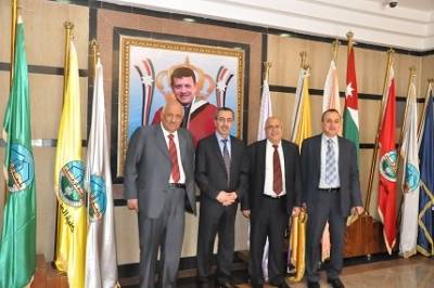 الوادي يستقبل رئيس الجامعة العربية المفتوحه