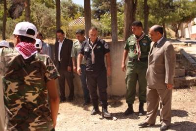 الامين العام للمجلس الاعلى للشباب يتفقد معسكر الحسين للعمل والبناء في عجلون ..