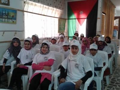 انطلاق المعسكر النهاري الاول لمركز شابات صخره