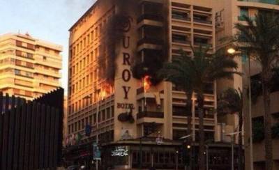 انتحاري يفجر نفسه داخل فندق بالروشة في بيروت