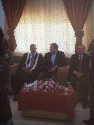 سمير الرفاعي رئيس الوزراء الاسبق يلبي دعوة احمد الرفاعي