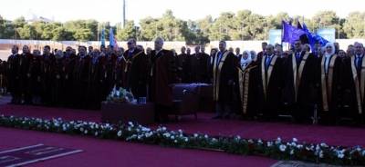 جامعة الشرق الأوسط تخرج كوكبة جديدة..