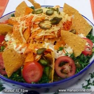 طريقة عمل سلطة التاكو...