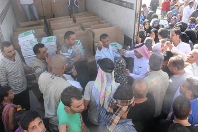 مشروع ولك مثل أجره يستكمل توزيع وجبات الافطار على الأشقاء السوريين ضمن محطته الـ 21