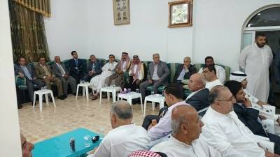 نقيب السادة الاشراف الرفاعية أولم على شرف وجهاء العشائر