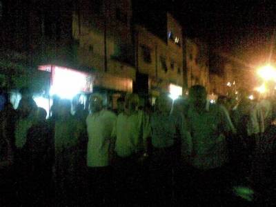 كفرنجه:اضرب اضرب يا حماس ..انت مدفع واحنا رصاص