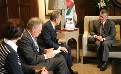 الملك يطالب بوقف العدوان الإسرائيلي على قطاع غزة