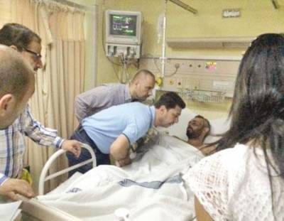 المسلماني وقطاعات سياحية تزور جرحى غزة