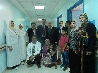 جمعية دار السلام الخيرية يوزع هدايا في مستشفى الايمان بعجلون