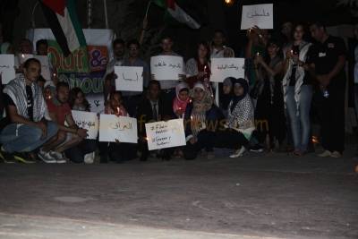 آوت آند أباوت بطريقة حضارية تقيم وقفة صامتة للشهداء وللسلام.. رسالة انسان من عمّان الى كل مكان