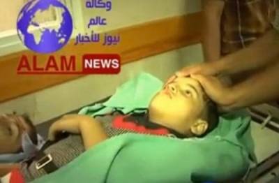 فيديو مؤثر..لحظة عودة الحياة لطفل اعلن عن استشهاده في مجزرة الشاطئ