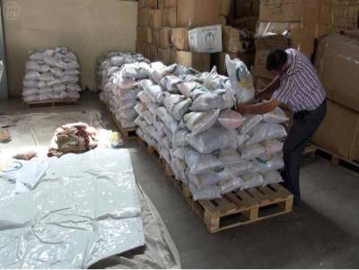 الحملة الوطنية السعودية مستمرة في تجهيز الطرود الغذائية للعائلات النازحة في الداخل السوري