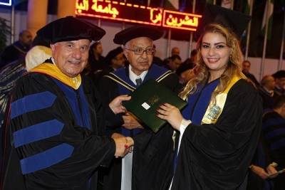 تخريج الفصل الثاني من الفوج العشرين من طلبة جامعة البترا