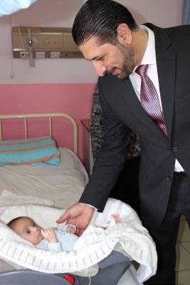 جمعية الشيخ نوح للرفاده تزور قسم الاطفال في مستشفى البشير