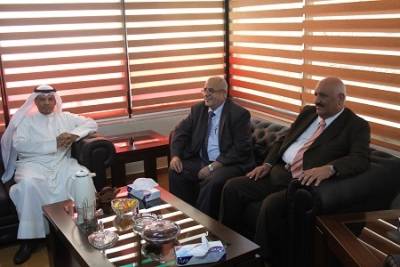 وفد من جامعة الزرقاء يزور الملحقية الثقافية لدولة الكويت