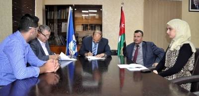 جامعة جدارا توقع اتفاقية بث تلفزيوني مع قناة جوسات الفضائية