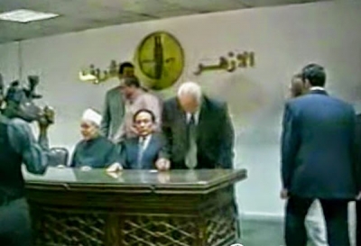 شاهد.. عقد قران ابنة عادل إمام على إخواني بحضور شيخ الأزهر