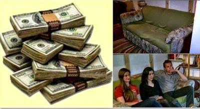 طلاب يعثرون على 40000 دولار داخل أريكة مستعملة  هل تتخيل ما فعلوه بالمال ؟!