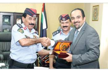 البنك الاستثماري يشكر مديرية الأمن العام على جهودهم