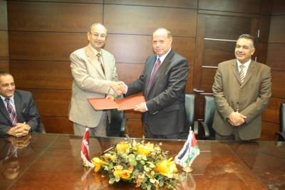 مذكرة تفاهم بين جامعة الشرق الأوسط و مثيلتها 6 أوكتوبر المصرية