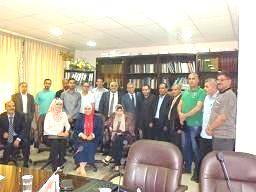 حفل تخريج  في دائرة مراقبة الشركات للموظفين المشاركين في الدورة التدريبية (فن صياغة العقود القانونية والإدارية )