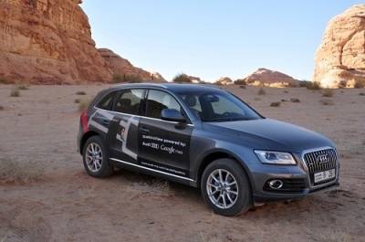 أودي الأردن تستكشف وادي رم على متن سيارة أودي Q5 لتضيف خرائط جديدة الى الخرائط الملاحية