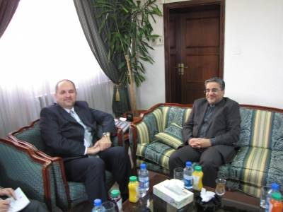 وزير العدل يلتقي السفير الايراني