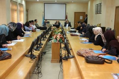 وفداً من الطلبة الأتراك يزوروا جامعة الزرقاء