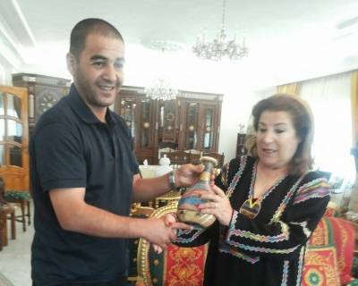 فرقة عمون والهيئة الاردنية للفنون الشعبية توقعان اتفاقية تعاون مشترك.