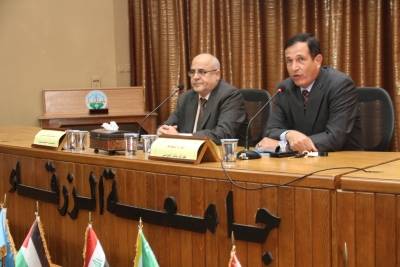 محاضرة في ذكرى ميلاد الراحل الملك الحسين بن طلال في جامعة الزرقاء
