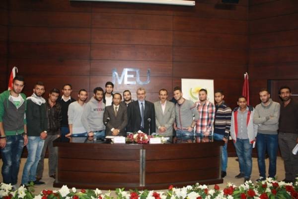 محاضرة  ثقافة الحوار  في جامعة الشرق الأوسط