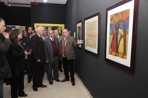 معرض لمختارات رواد الفن التشكيلي العراقي في جامعة البترا