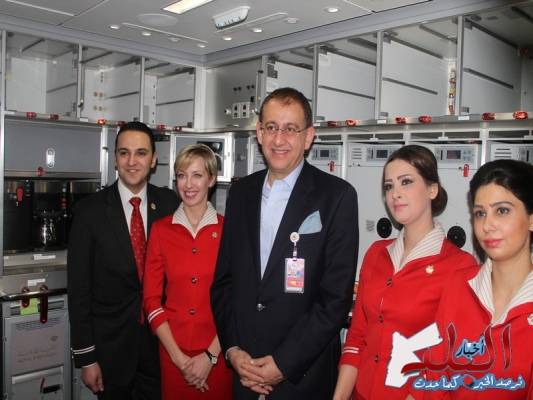 الملكية الأردنية تنظم رحلة خاصة على متن الطائرة (dreamliner ) الجديدة .. شاهد الصور