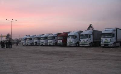 الحملة الوطنية السعودية لنصرة الاشقاء السوريين تسير القافلة الـ 23 لشمال سوريا