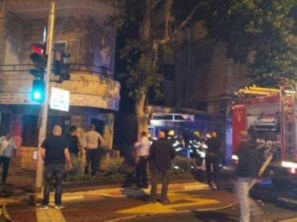 إصابة اسرائيليين بانفجار مطعم في حيفا