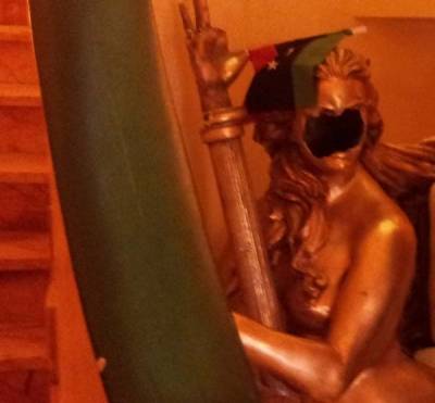 بيت عائشة القذافي.. صار مقرا لمليشيا