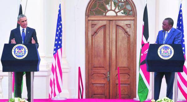 أوباما يبحث في كينيا قضايا الأمن والإرهاب وحقوق الإنسان