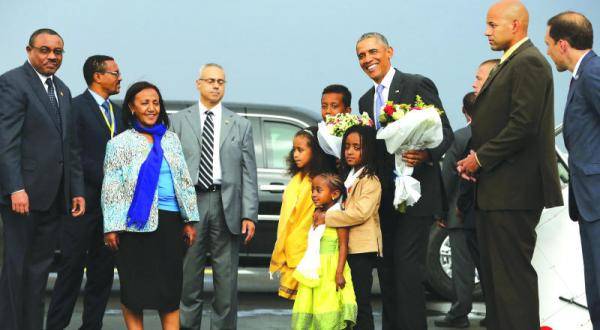 أوباما يكافئ إثيوبيا على مكافحة الإرهاب.. ويصبح أول رئيس أميركي يزورها